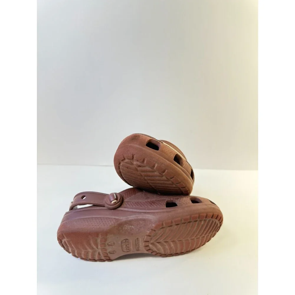 Crocs Unisex Classic Sports Clogs (Little Kid/Big Kid) Football 2 Medium